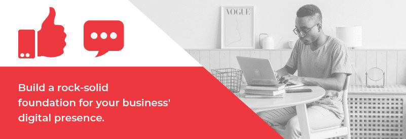Digital presence through digital skills coaching banner