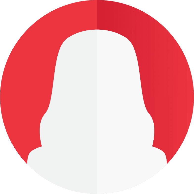 Branded testimonial icon (female)