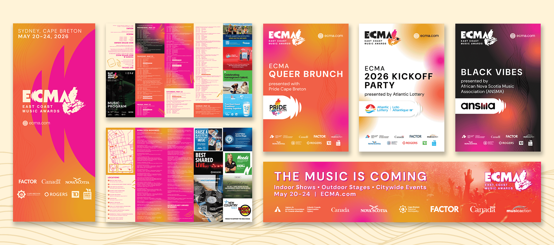 Collage of assets for ECMA 2026